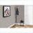 Coat Racks Free Standing 8 Hook Hall Tree, 74"H Black Metal Modern for Entryway | Black | Metal