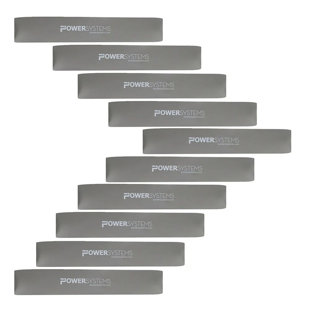 Power Systems 9" Mini Versa-Loop Bands 10-Pack, Portable Ultra Heavy Resistance Bands (22-85 lbs)