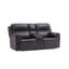 Causeuse inclinable électrique en cuir véritable Zero Gravity avec port USB et USB-C, console centrale-2113198902