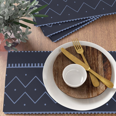 Jhayden Mudcloth 4 Piece Napkin Set