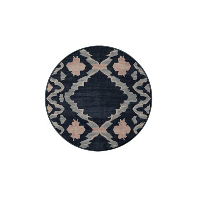 Machine Washable Gray Area Rug