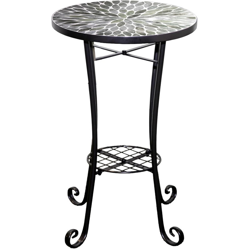 Certie Metal Outdoor Side Table , 44cm W 14cm D