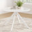 Saveta Round Metal Base Dining Table-97872690-97872691-97872695