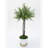 31'' Faux Foliage Topiary in Porcelain Pot