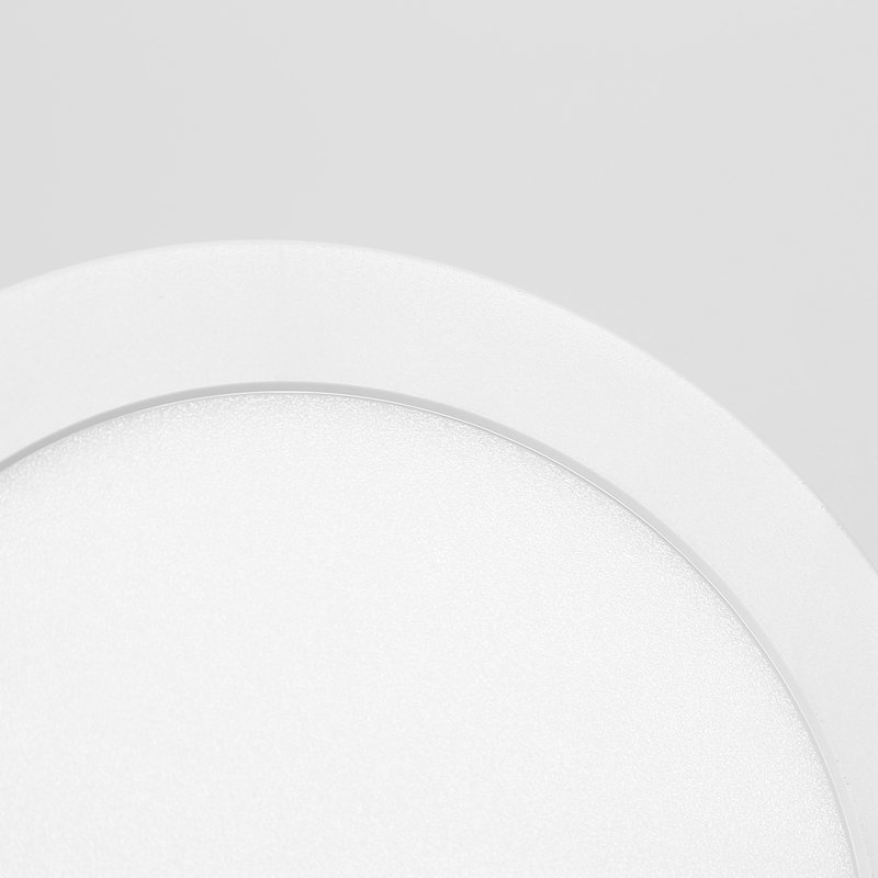 Plafonnier encastré moderne 1 lumière DEL, H 0,5 po x l 11,8 po x P 11,8 po, 24 W