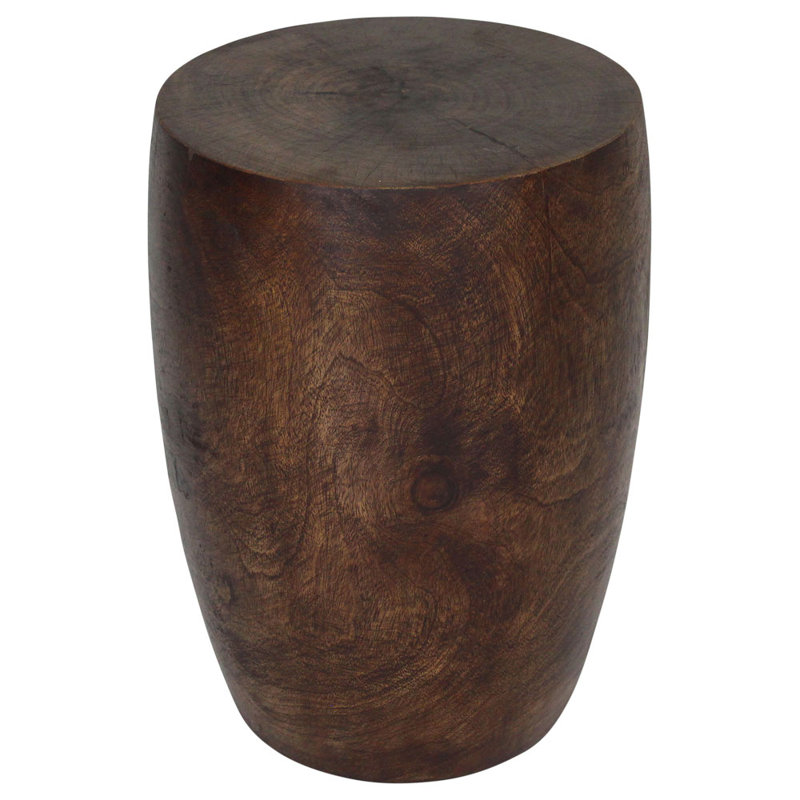 Iraima Solid Wood End Table, Livos Dark Walnut Oil