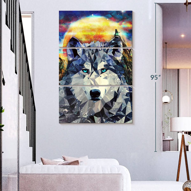 Brampt Okami, 74" H x 48" W