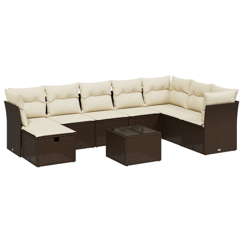 Ensemble de canapé de jardin Vidaxl
