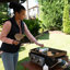 Barbecue portatif au propane à 2 brûleurs 25 pouces RGGD Gril GGT2130M, acier inoxydable