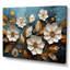 «White and Gold Charming Spring Flower Elegance IV», art mural fleurs-1935378724-1935378725