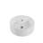 Ceramic Wash Basin - Round White Bathroom Sink With Durability For Countertop  20.41 In. Package Width  Modern Design
