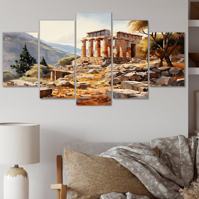 Grèce Grèce «Mythos I», ensemble de reproductions d'art mural en métal