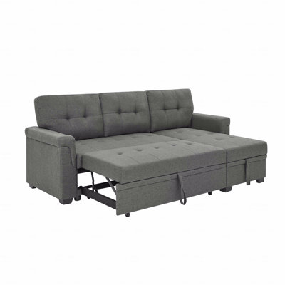 Upholstered Pull-Out Sofa Bed