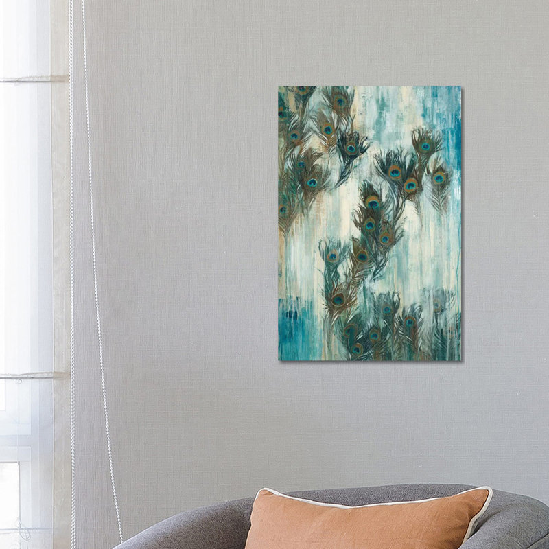 Proud As A Peacock by Liz Jardine - Wrapped Canvas Gallery-Wrapped Canvas Giclée, 66.04 cm H x 45.72 cm W x 3.175 cm D