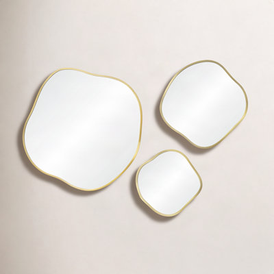 Metal Irregular Wall Mirror