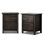Ensemble de table de chevet 2 tiroirs Shaker (2 pièces)
