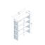 Calla 148.5 cm H x 120 cm W Standard Bookcase-2059090102