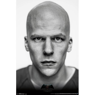 « batman v superman-luthor », impression sur papier
