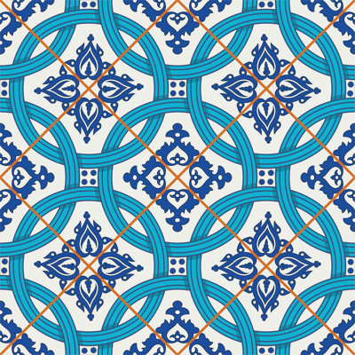 Peel & Stick Floral Tile