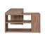 Tona Grey Driftwood 3-Drawer L-shape Desk-122499100-122499104