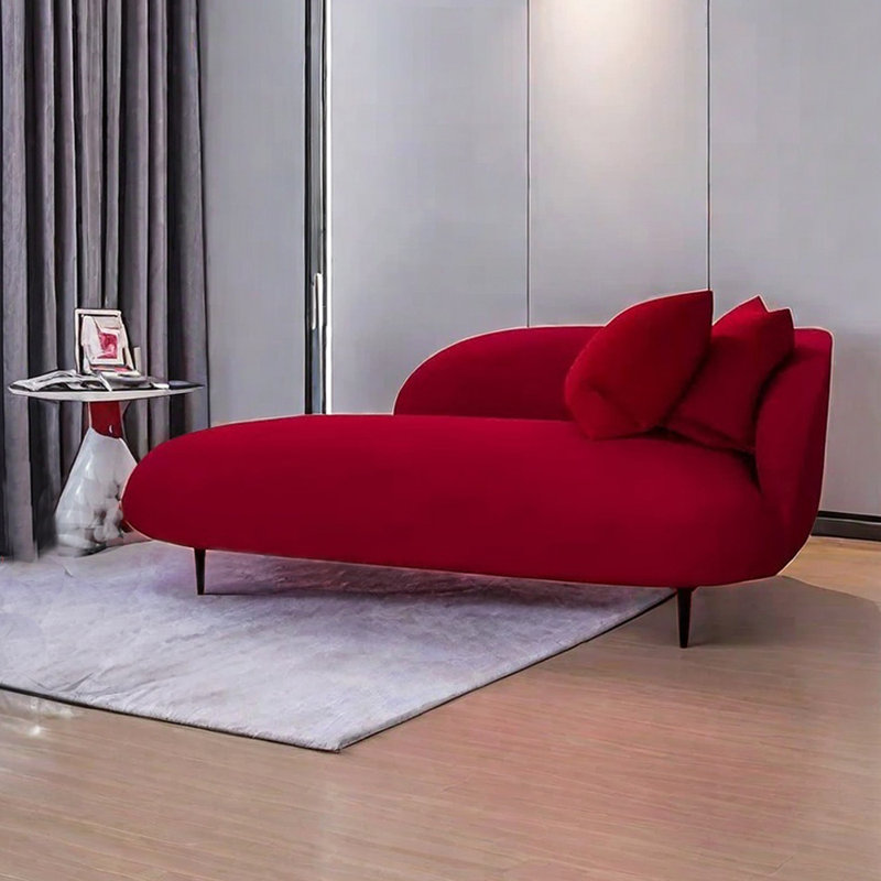 Chaises longues d'intérieur douillettes en flanelle Cozy, Orienté à droite