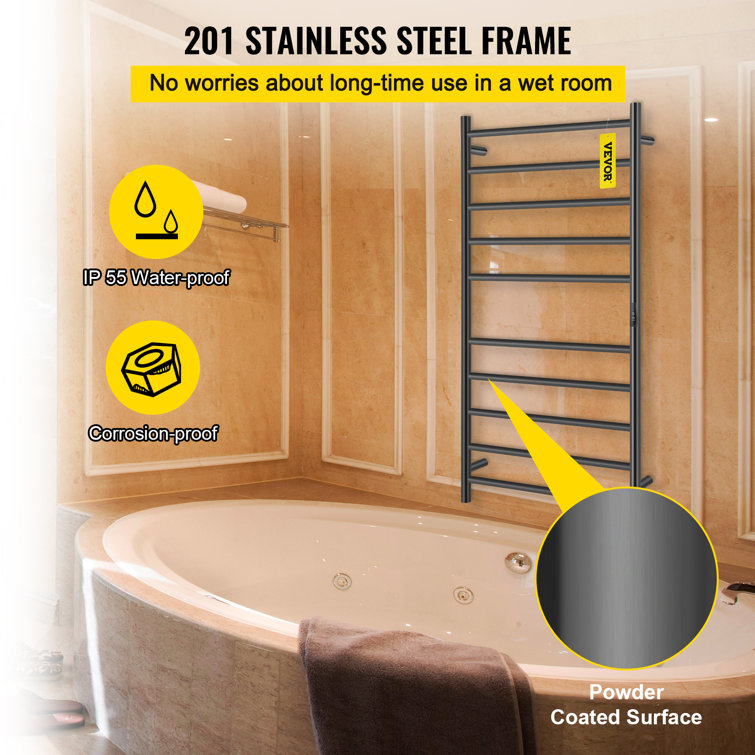 VEVOR Traditional Towel Rail Electric Towel Warmer - Wayfair Canada