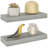 Sydney 16" W x 6" D Floating Shelves Set with Invisible Wall Mount Brackets-64526484