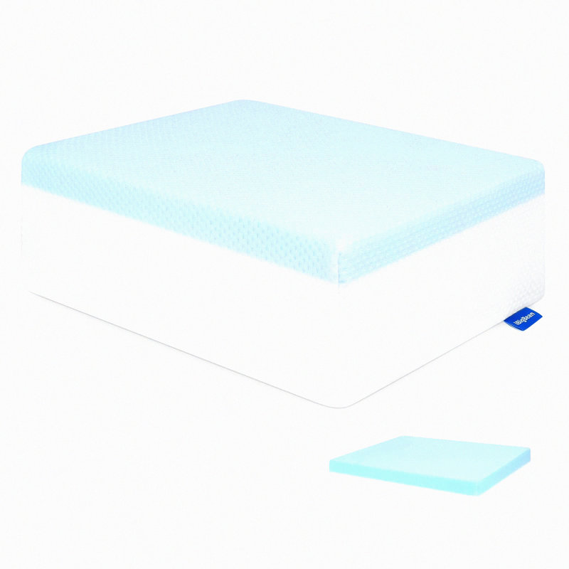 ErgoRest Cube Memory Foam Pillow - Side Sleeper Cuboid Neck Pillow for Pain Relief & Multi-Use Support