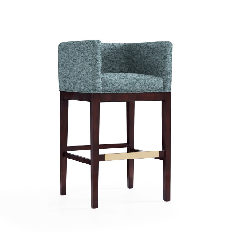 Beeley Upholstered Counter Stool with Solid Wood Frame