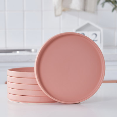 Jennette 6-Piece Salad Plate Set Porcelain