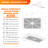 60'' W 32'' D Rectangular Triple Shower Base-106923604