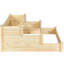 Lit de jardin surélevé en bois 4 pi x 4 pi Burkhart