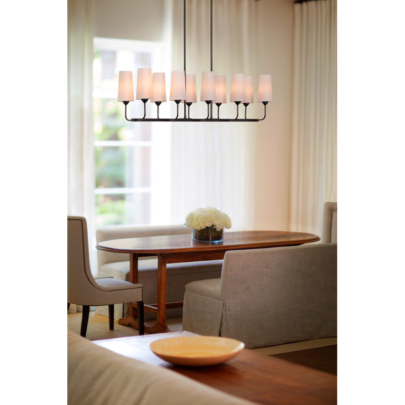 Ardea 6 - Light Dimmable Chandelier, Black Oxide