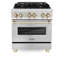 ZLINE Autograph 30" Legacy Dual Fuel Range w/ 4 Burners-2013738498