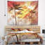 Tapisserie murale palmier, décor de paysage tropical coucher de soleil - Palmier au coucher du soleil-28482843
