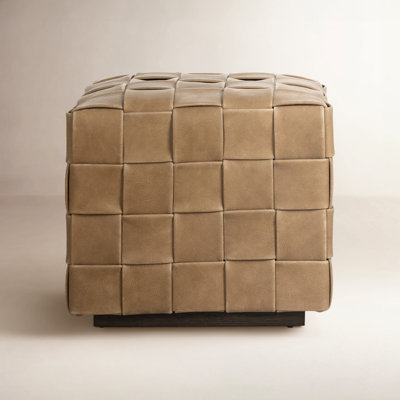 Riesner Genuine Leather Ottoman
