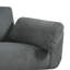Flared Arm Convertible Corduroy Sleeper Sofa-1903553157