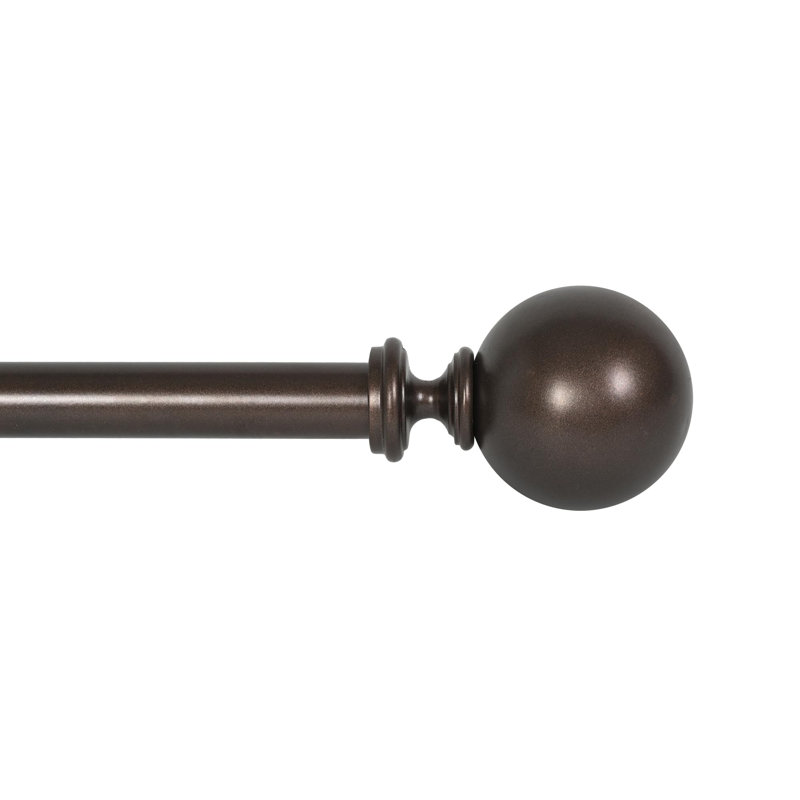 Tringle à rideaux réglable pour fenêtres extensible de 44 à 120 po Deco Windpw, Huilé