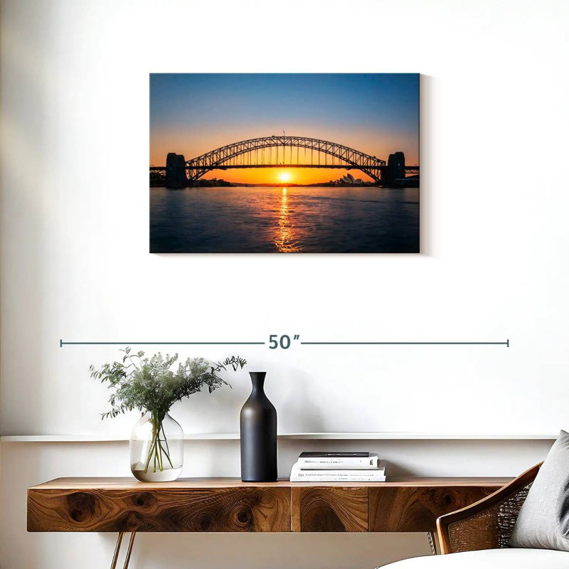 Lilie Sydney Harbour Bridge Sunrise, H 20 po x l 30 po