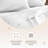 Whisper Organic Certified Organic Sheet Only - 100% Organic Cotton Sheets With Luxurious Soft And Breathable 300 Thread Count Sateen Weave Finish - Gots & Fairtrade Certified (Queen, White)-117442419-117442427