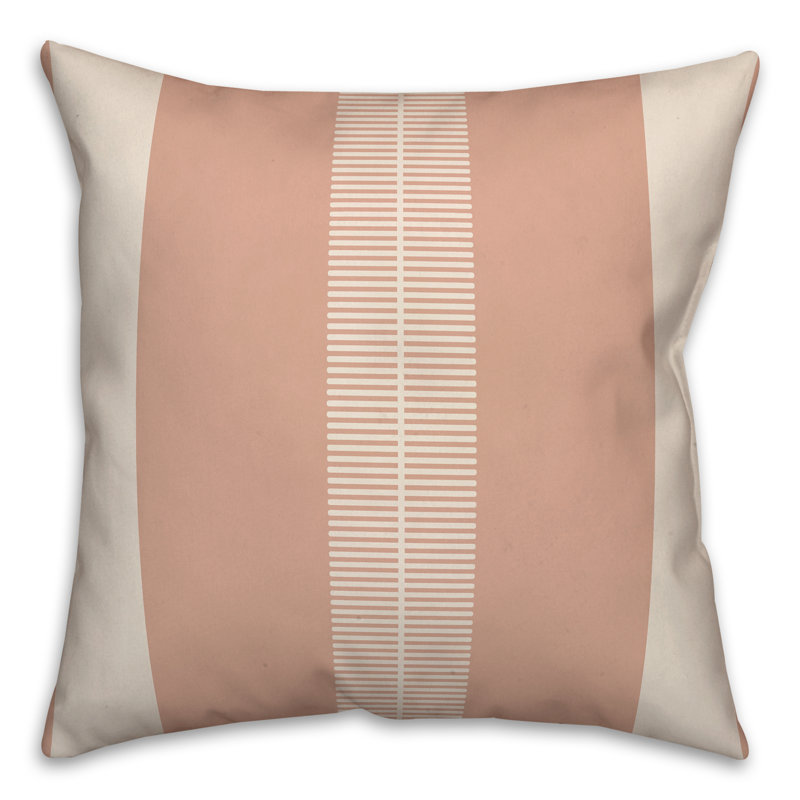 Coussin Peach Stripes
