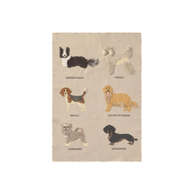Wouf Wouf! Handmade Cotton Wall Decor