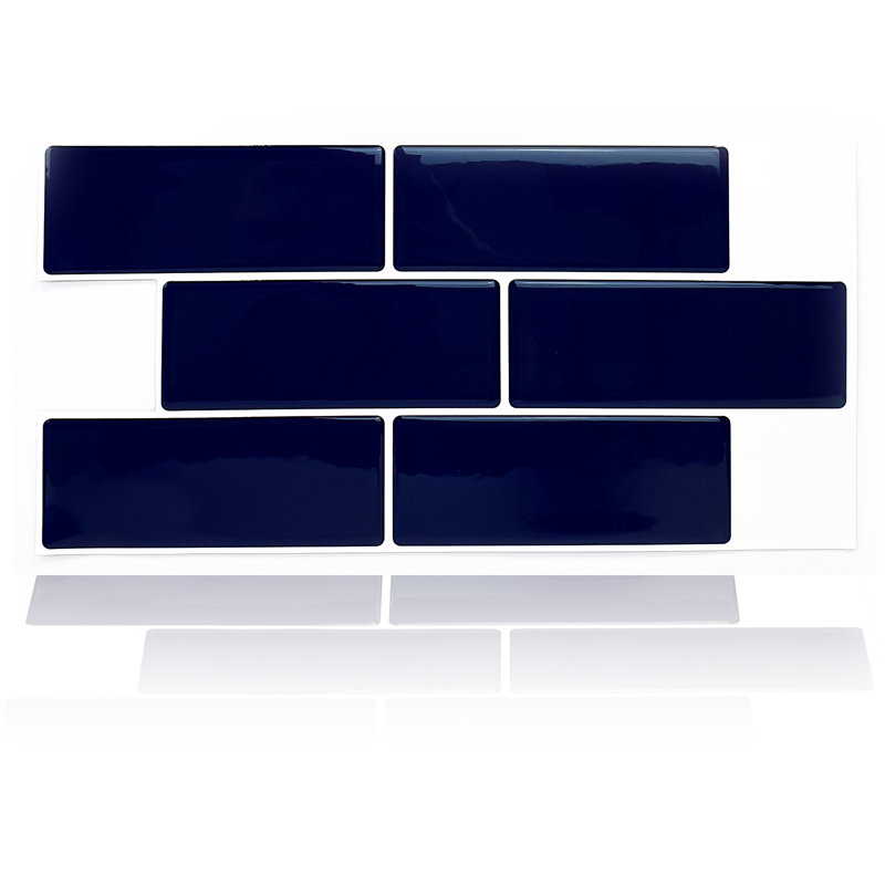 Peel & Stick Subway Tile, White Marble
