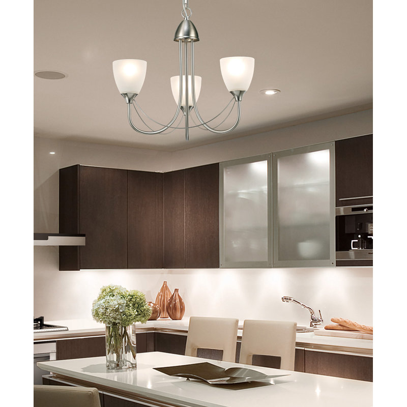 Combs 3-Light Shaded Chandelier