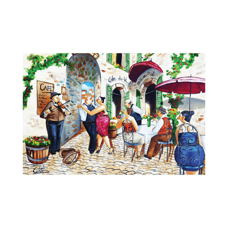 Coin café au café de Vinci - impression d'art mural