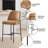 Angelick Upholstered Counter Stool with Metal Frame-1684698282-1684698276
