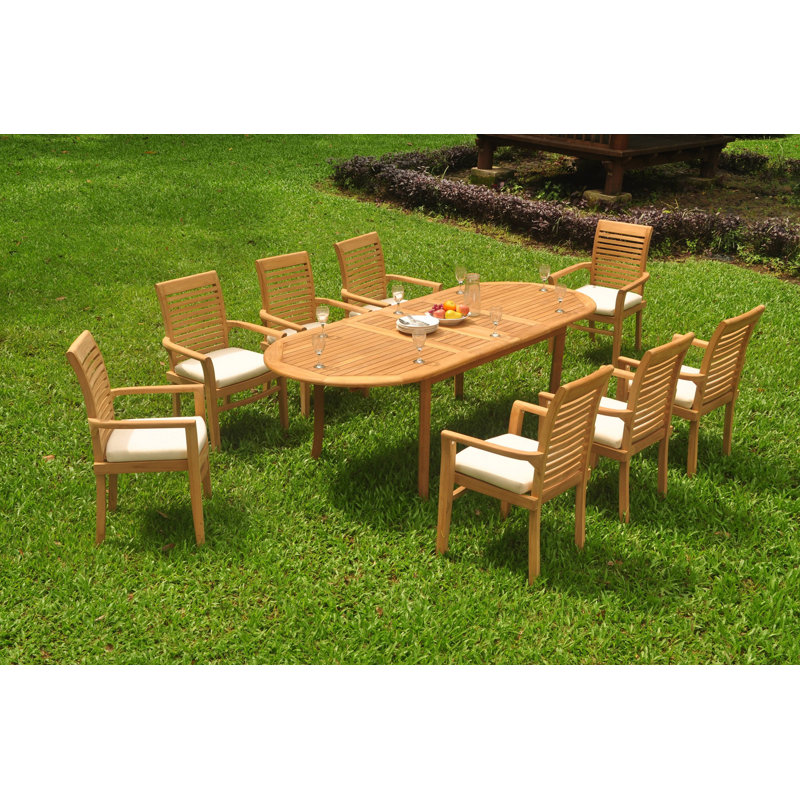 Ensemble de salle à manger Homewood, 8, H 30,5 po x L 94 po x l 40 po