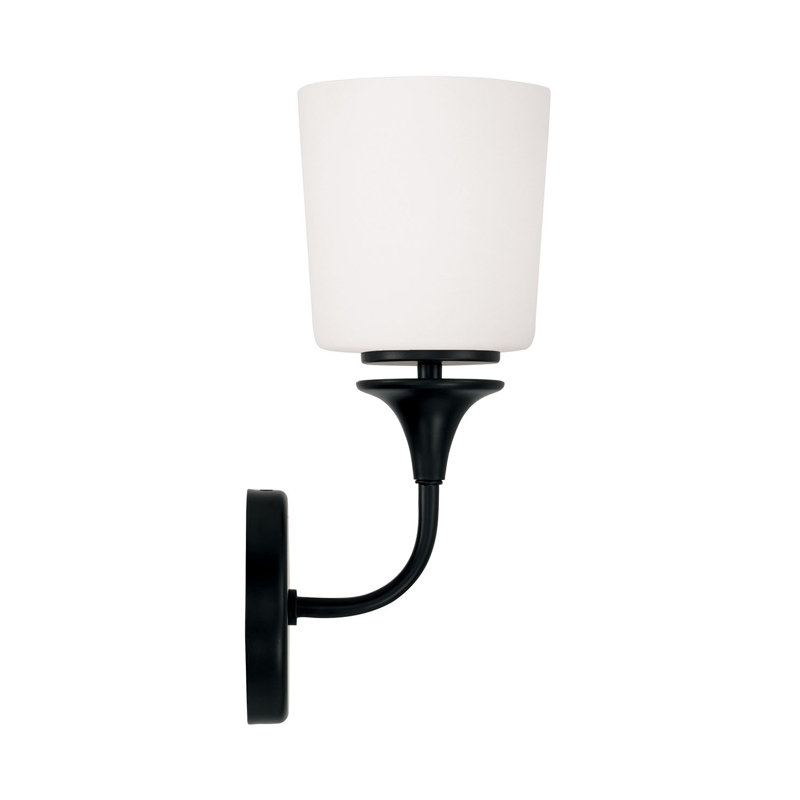 Armed Sconce, Matte Black