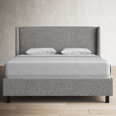 Tilly Upholstered Wingback Bed