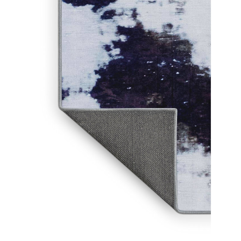 Tapis abstrait à motif abstrait moderne, Rectangle de 2 pi x 3 pi